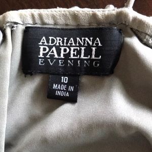 Adrianna Papell silver dress